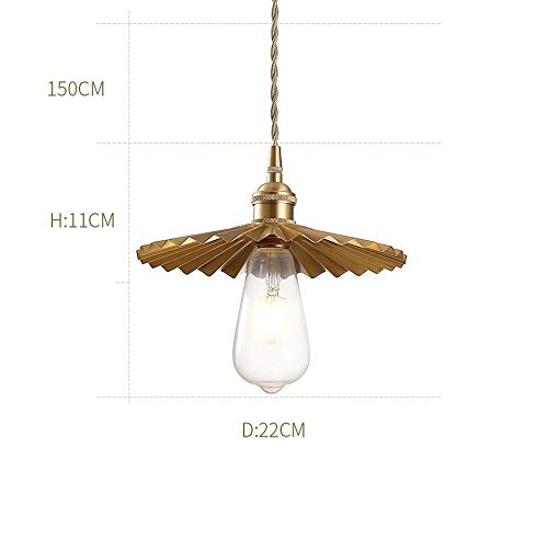 Lustre en Laiton E27 Suspension Idéale pour Éclairage de Comptoir et Bar - 6