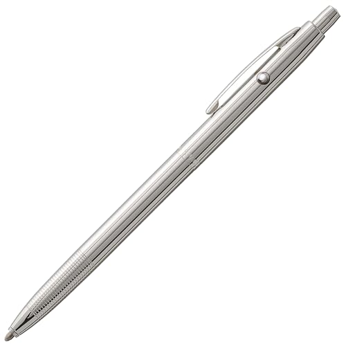 Fisher Space Pen Chrome Shuttle Space Pen, Ballpoint, Black Ink, Gift Box, Made in the USA