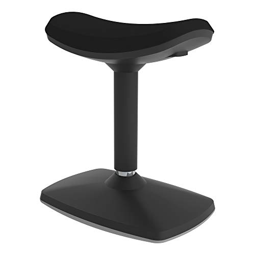 Image of Learniture Adjustable-Height Active Motion Stool w /Saddle Seat - Flexible Seating for School Classroom, Office or Home - Black (LNT-NUS500-BK-SO)