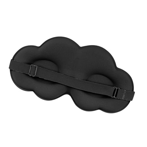 カスタマイズ可能な快適なアイクラウドシェイプライトウェイト通気性布地敏感な睡眠のためのフルライトブロッキングライトブロッキングアイ