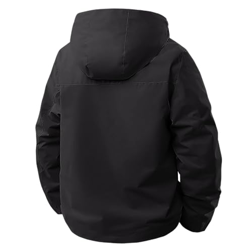 Men's Work Jacket Color Block Outdoor Sport Windbreaker Hiking Coat - image 2