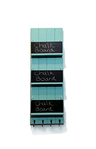 Chalkboard Front Horsham Magazine, Folder & Mail Organizer, 20 Paint Colors - Home Office Organizer, Wall Mounted Organizer, Large Bin Storage - Sea Blue #TOP8