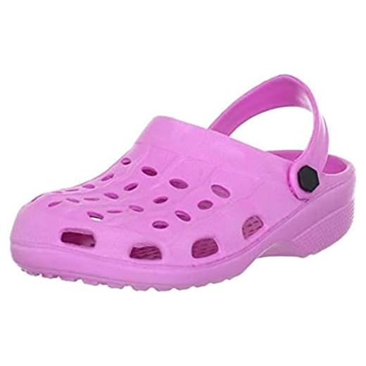 Playshoes Mixte Enfant Sabots en Eva Bottes de Pluie, Rose, 38/39 EU