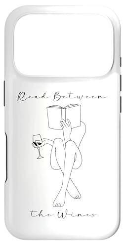 Read Between the Wines Book Club Women Wine & Books Reading �X�}�z�P�[�X iPhone 17 Pro �p