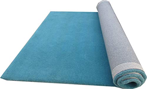 Image of Classical Look Plain Handmade Carpet with Super Soft & Pure Woolen Carpet for Your BEDROOMS & Living Room with 1 INCH Pile Height 10 X 16 FEET (300x480 cm)