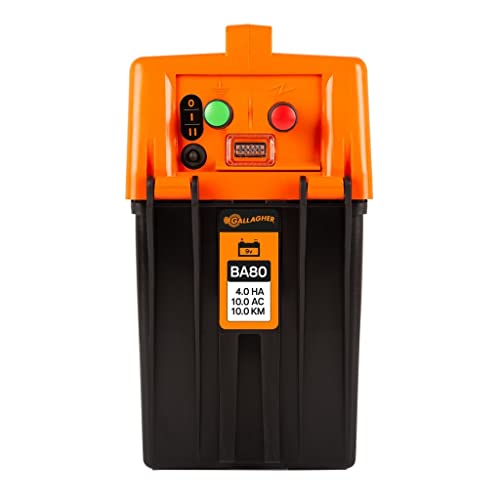 Gallagher électrificateur BA80 batterie 9/12 V à double tension variable