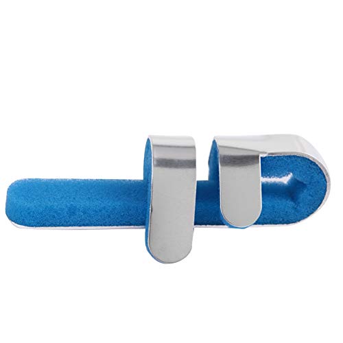 Aluminium Alloy Finger Protector, Finger Correction Fixed Splint, Finger Protector Finger Finger Splints With Sponge For For Finger Splints Finger Injury And Fixing(S)