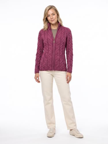 Image of Zippered Wool Sweater by Aran Woollen Mills