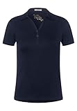 Cecil Damen unifarbenes Polo-Shirt im Style Nele