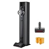 LG CordZero A937 - Cordless Stick Vacuum Cleaner with Auto-Empty Base, 120 Minute Runtime w/Extra Rechargeable Battery, Dual Floor Max, Lightweight, Powerful Cleaning for Carpet, Hardwood, Pet Hair