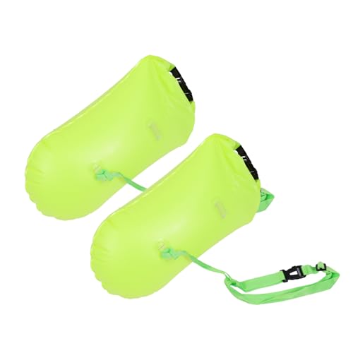 BIUDECO Pcs Inflatable Lifebuoy Swim Buoy Float Bag Outdoor Water Bag for Swimming Floats
