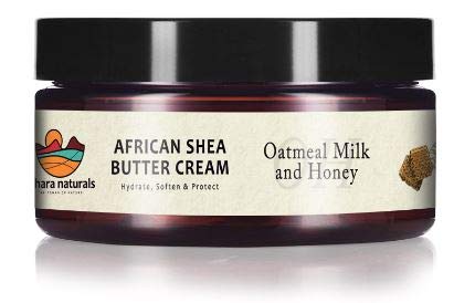 Oatmeal Milk and Honey Body Butter – an All Natural, Ultra-Soft and Deliciously Fragrant Skin Care Body Cream and Facial Moisturizer – 4oz