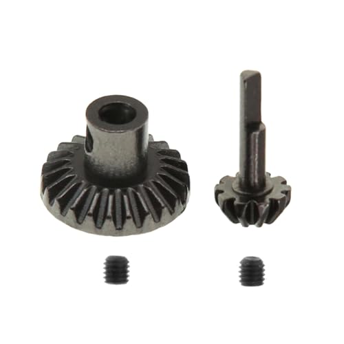 RC Car Axle Gear,Metal,Spare Parts Front Rear Axle Gear, RC Model Vehicle Parts for WPL, D12 C24,1/10 1/16 RC Truck, Black