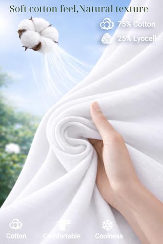 Image of COOFANDY Men's Button Down Short Sleeve Shirt Casual Cotton Summer Beach Wedding Linen Shirts with Pocket