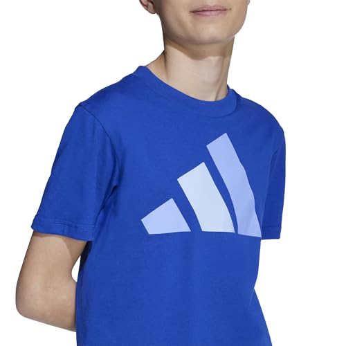 adidas Unisex Kinder Essentials Big Logo Shirt, Team royal Blue/Blue Fusion/Glow Blue, 13-14 Years – Ansicht 6