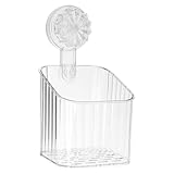 Beavorty Saugnapf Badezimmerregal ohne Bohren Wandhalterung für Seife und Shampoo Duschablage Praktischer Organizer für Waschtisch