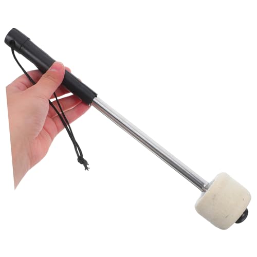 Baquetas Kisangel de acero inoxidable con punta de fieltro, 4 piezas, para bandas de marcha, control de sonido mejorado y comodidad para músicos miniatura 4