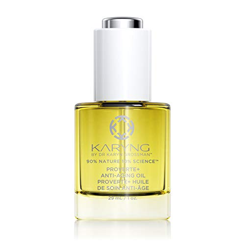 KARYNG BY DR. KARYN GROSSMANProVerte Anti Aging Oil, Anti Aging Serum Targets Fine Lines and Wrinkles, Firming and Smoothing Face Oil, Face Moisturizer With Jojoba Oil, 1oz
