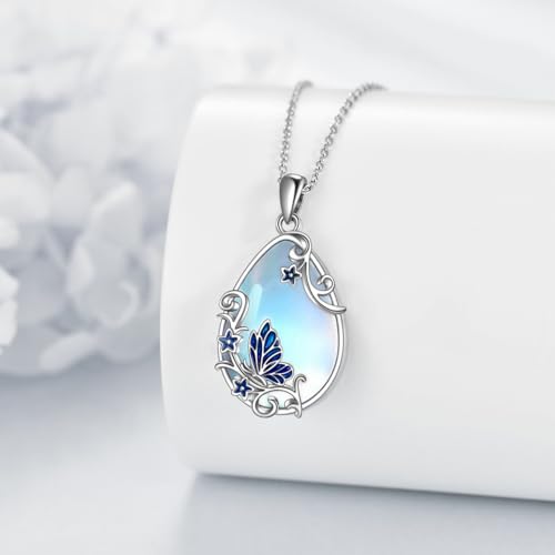 Collier papillon argent sterling, le cadeau d'anniversaire idéal
