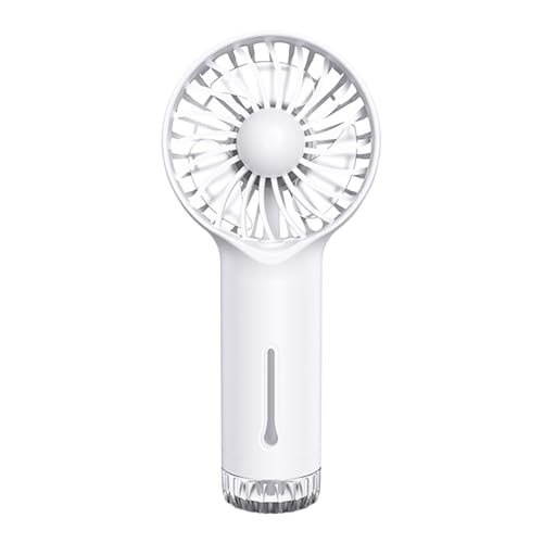 Ventilador a mano - Ventilador de mano recargable | portátil portátil | 3 velocidades de neblina personal de | Spray de agua señor | de agua personal U