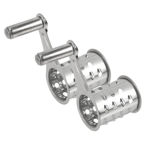 Cabilock Hand-crank Cheese Grater Set Round Cheese Shredder Easy to Operate for Daily Use