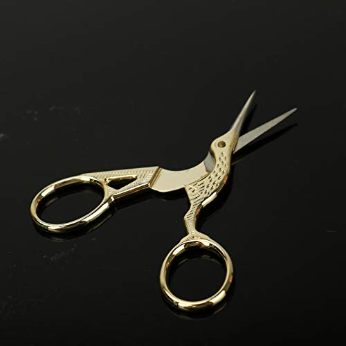 Aqueenly LN2A0RU3X6 Embroidery Scissors, Stainless Steel Sharp Stork Scissors thumb #3