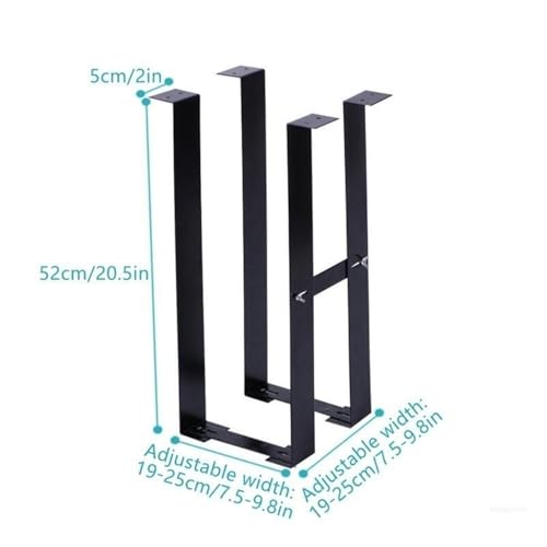 Soporte ajustable para CPU de escritorio en acero, capacidad máxima 25 kg, color blanco miniatura 2