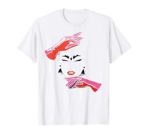 Haus of Velour Drag Queen Race T-Shirt, abstrakt, im Used-Look T-Shirt