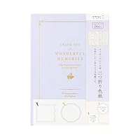 専用◆複◇製◆小色紙 色紙 寄せ書き midori ミドリ カラー色紙 B5 シール付 二つ折り 本型