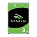 Seagate BarraCuda 8TB, Interne Festplatte HDD, 3.5 Zoll, 5400 U/Min, 256 MB Cache, SATA 6GB/s, silber, inkl. Data Rescue Service (ST8000DMZ04)