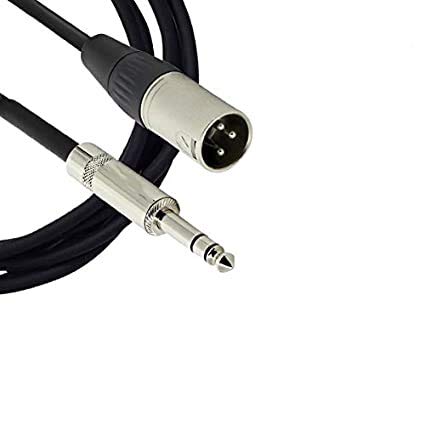 Kadence KMJ3M Touring Series 3m XLR Male to 6.35 mm TRS Balanced Audio Cable | Fully Balanced Signal Transmission | Low-Noise OFC Core | Reinforced Connectors | Black