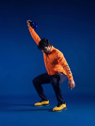 Image of hummel Promo Men's All weather Regular Fit Track Suit with Zipper and Pockets Comfortable Breathable Stretchable Soft Fabric For Everyday Use Ideal for Gym Training or Running Loungwear