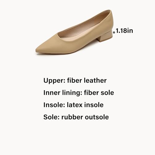 Women's Patent Leather Chunky Heel Pumps Sexy Pointed Non-Slip Slip-On Wedding Date Evening Formal Shoes3