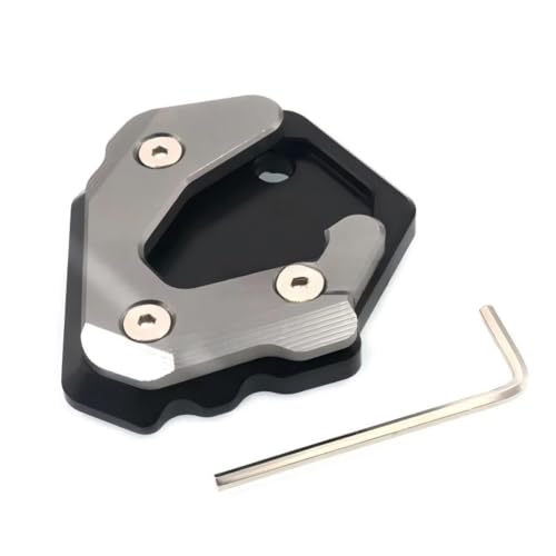 Extension Plaque Support Béquille Moto pour Benelli BJ500 Design Gris CNC