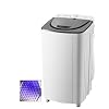 Portable Spin Dryer 10kg Capacity Energy Efficient 2800rpm Laundry Spinner with 360  Blue Light