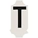 Brady 5010-T, 50129 Gothic Quik-Align, (25 Packs of 10 pcs)