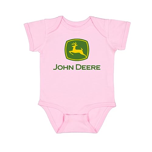 John Deere Infant Bodysuit Baby Onesie, Girl Boy Unisex, Short Sleeve