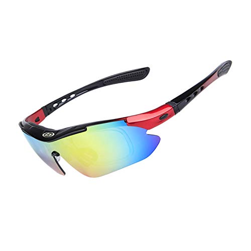 Blisfille Gafas para Motocross Gafas para Futbol Graduadas,Vistoso