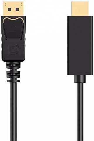 Excalibur - DisplayPort DP to HDMI Gold Plated Cable Lead Wire 4K UHD Ready 1080p Laptop (2 Metre)
