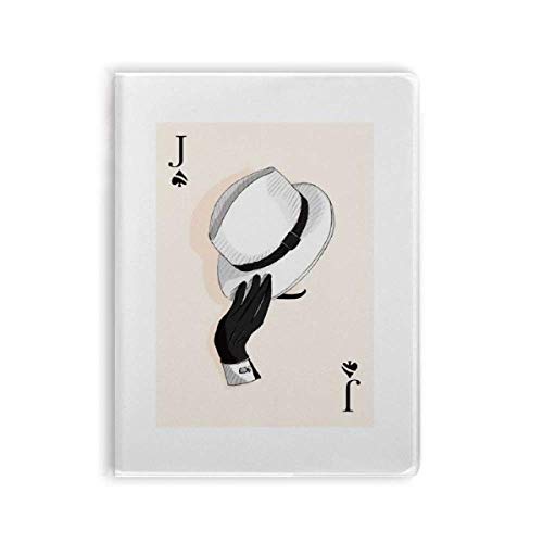 Carnet de notes Spade à couverture souple et motif cartes à jouer