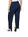 Seek No Further by Fruit of the Loom Women's Plus Size Trouser Dress Pants, Navy Nights, 1X