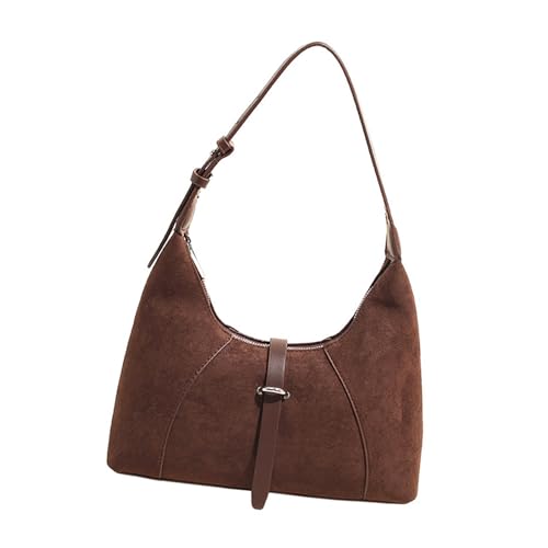 Sac à bandoulière daim synthétique femme avec sangle réglable
