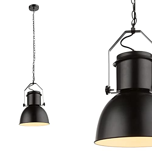 Zwarte hanglamp in industriële stijl - hanglamp zwart vintage industriële eetkamer hanglamp keuken (restaurant lamp… - Afbeelding 7