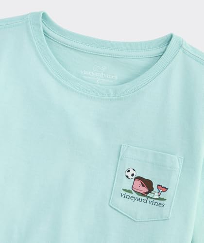 vineyard vines Girls' Soccer Player Whale Long-Sleeve Pocket Tee4