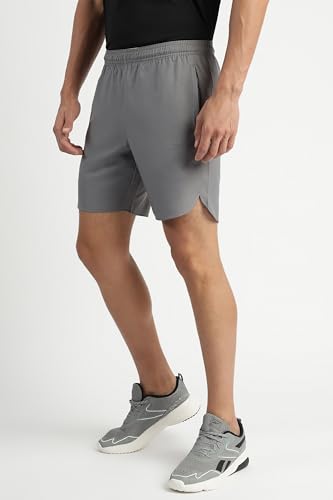 Image of Reebok Men's Polyester Blend Training Shorts - Durable Breathable Gym Shorts for Men | Sports Shorts for Men | Workout Fitness Shorts - Non-Restrictive with Pockets