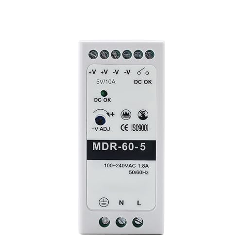Alimentation sur rail DIN 60W stoppe les surcharges électriques 5V 10A de commutation - 2