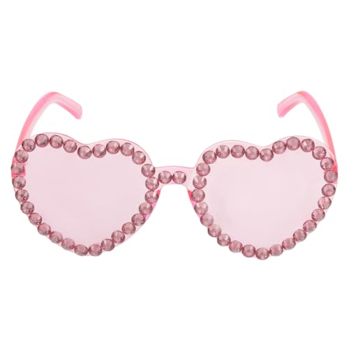 SHERCHPRY 1pc Creative Heart Shaped Sunglasses for Parties Adorable Decorative Glasses Accessory for Festivals and Events present for Valentine Day and Anniversaries