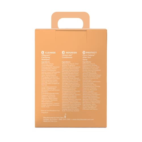 Fairy Tales Swim Shampoo, Conditioner, And Spray - Travel Pack - 3 Pack (3.3 Oz) | Made With Natural Ingredients In The Usa | No Parabens, Sulfates, Or Synthetic Dyes #TOP1