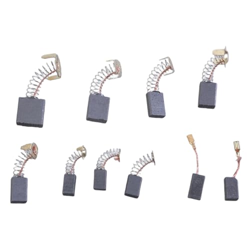 40Pcs Electric Motor Carbon Brushes Set With 10 Different Multiple Sizes For Comprehensive Power Tool Repairs
