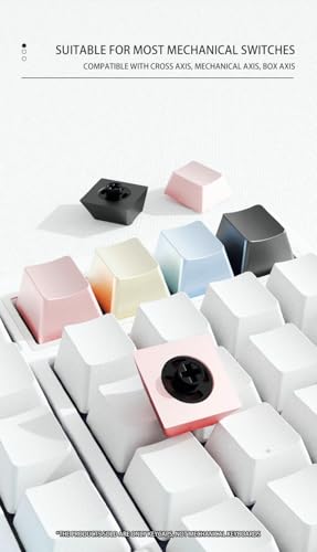 Touche en alliage d'aluminium avec diffuseur de parfum rose pour clavier